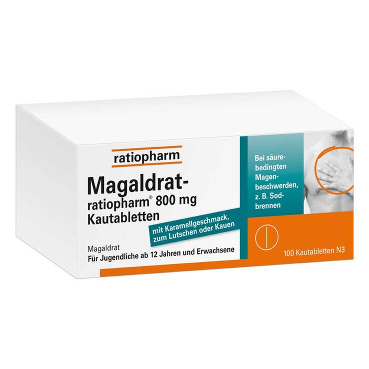 Magaldrat-ratiopharm® 800 mg Kautabletten, 100 St
