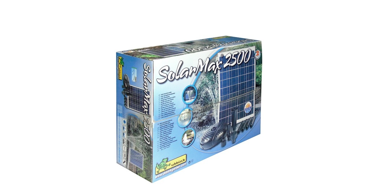 UbbinkSolarmax 2500 pomp  (Zwart, Incl. solarpaneel, pomp)