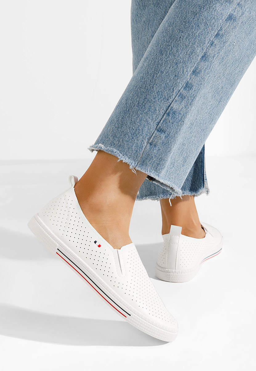 Chaussures casual femme blancs Saphira