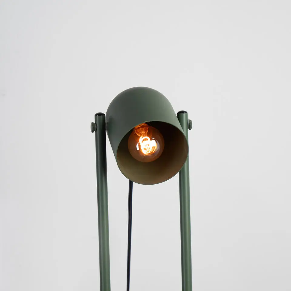 EGLO Tilston Vloerlamp - E14 - 142.5 cm - Groen - Kantelbaar