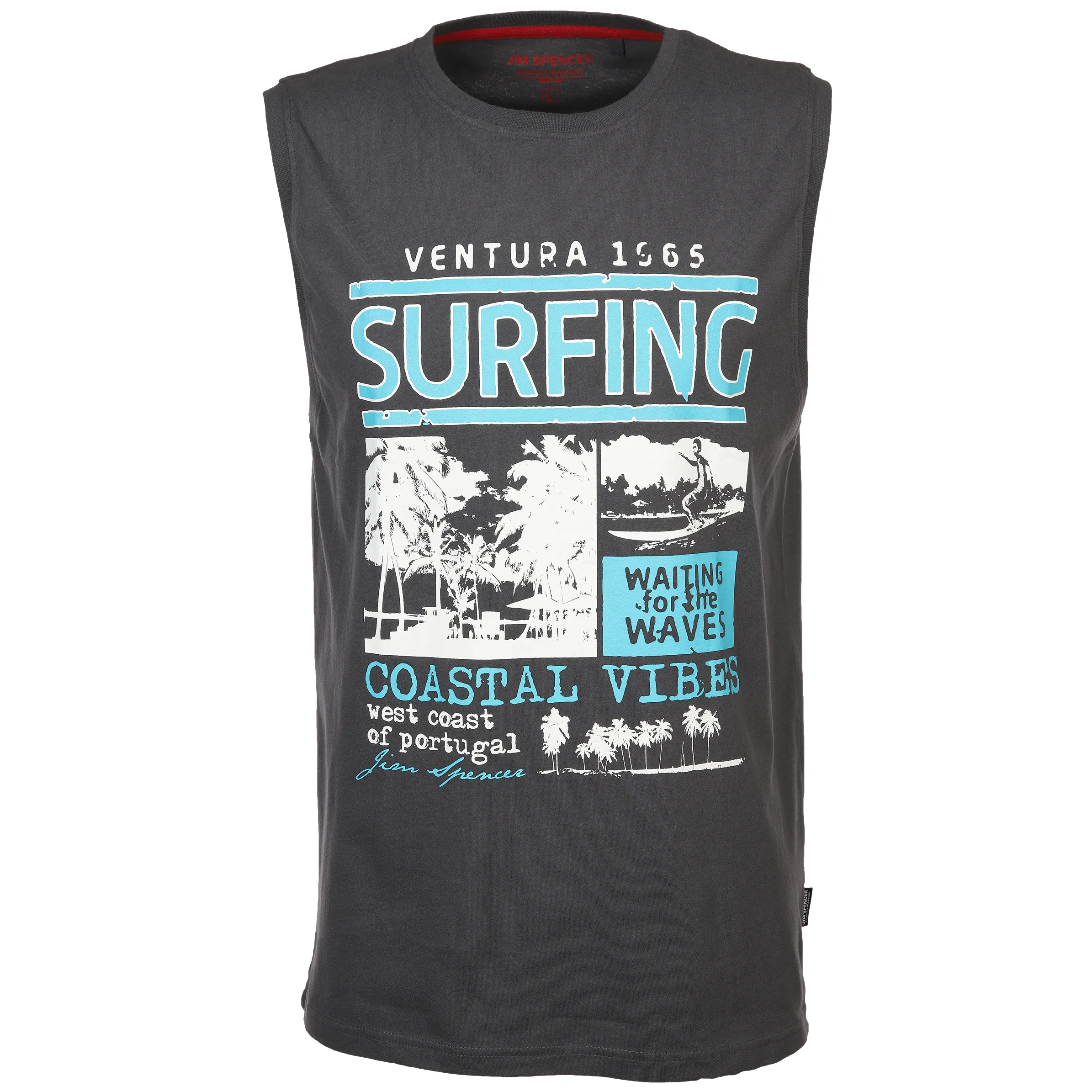 Herren Top mit Frontprint