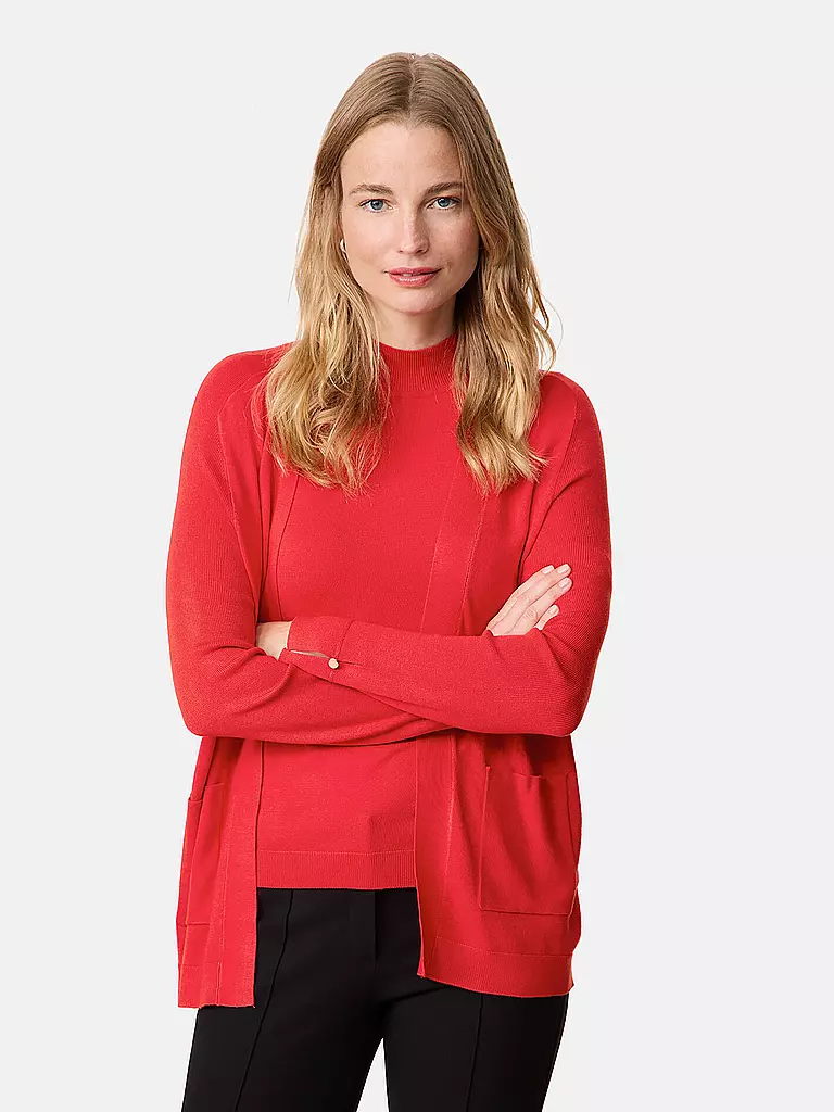 GERRY WEBER Strickjacke rot