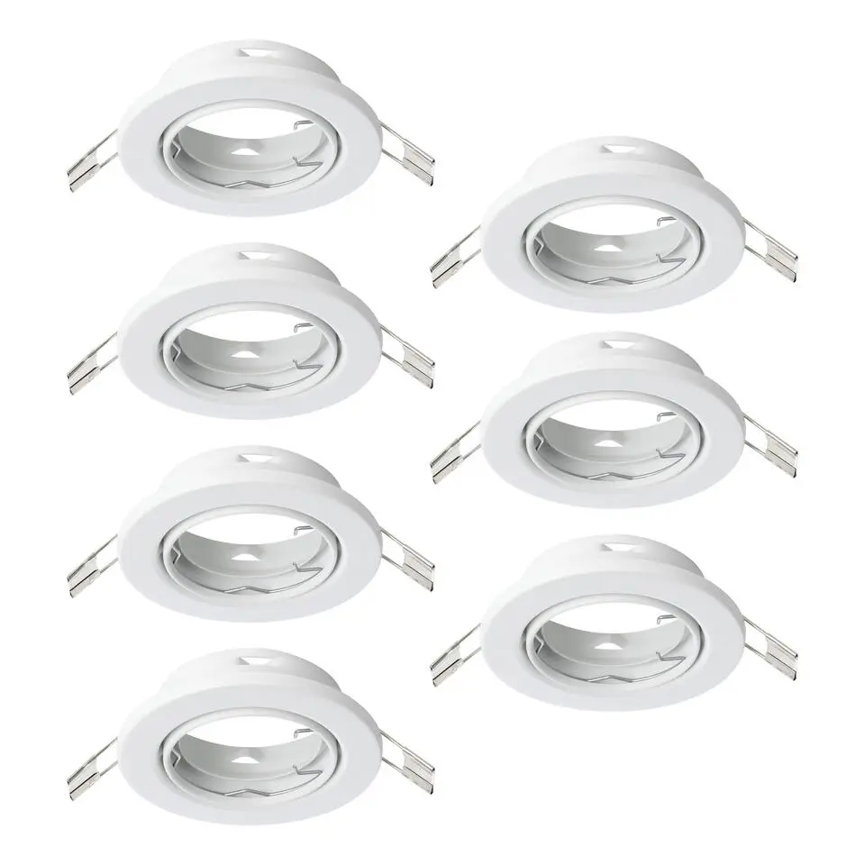EGLO Agulo inbouwspot - 7x - Ø86 - GU10 - Wit