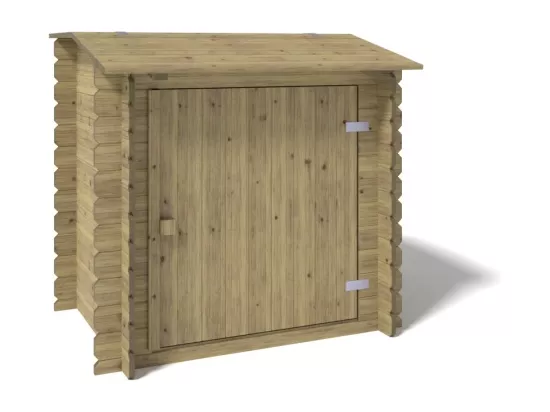 Piscine en bois 6,57x4,07 - H.1,20 m - avec filtration et coffre - BAS748OSPI+SZA - ALTANKA
