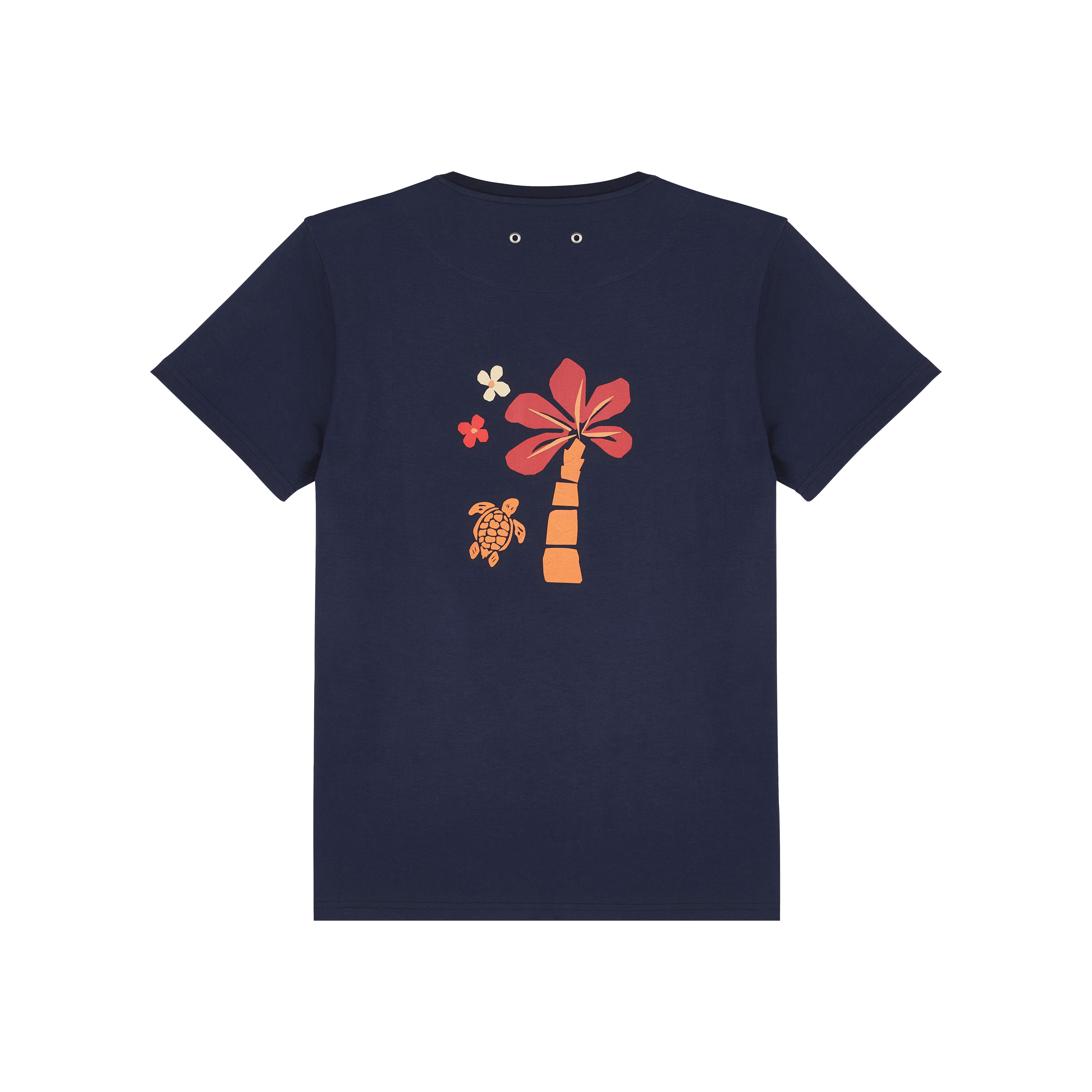 T-shirt Coton Organique Homme Imprimé Monoi Turtles