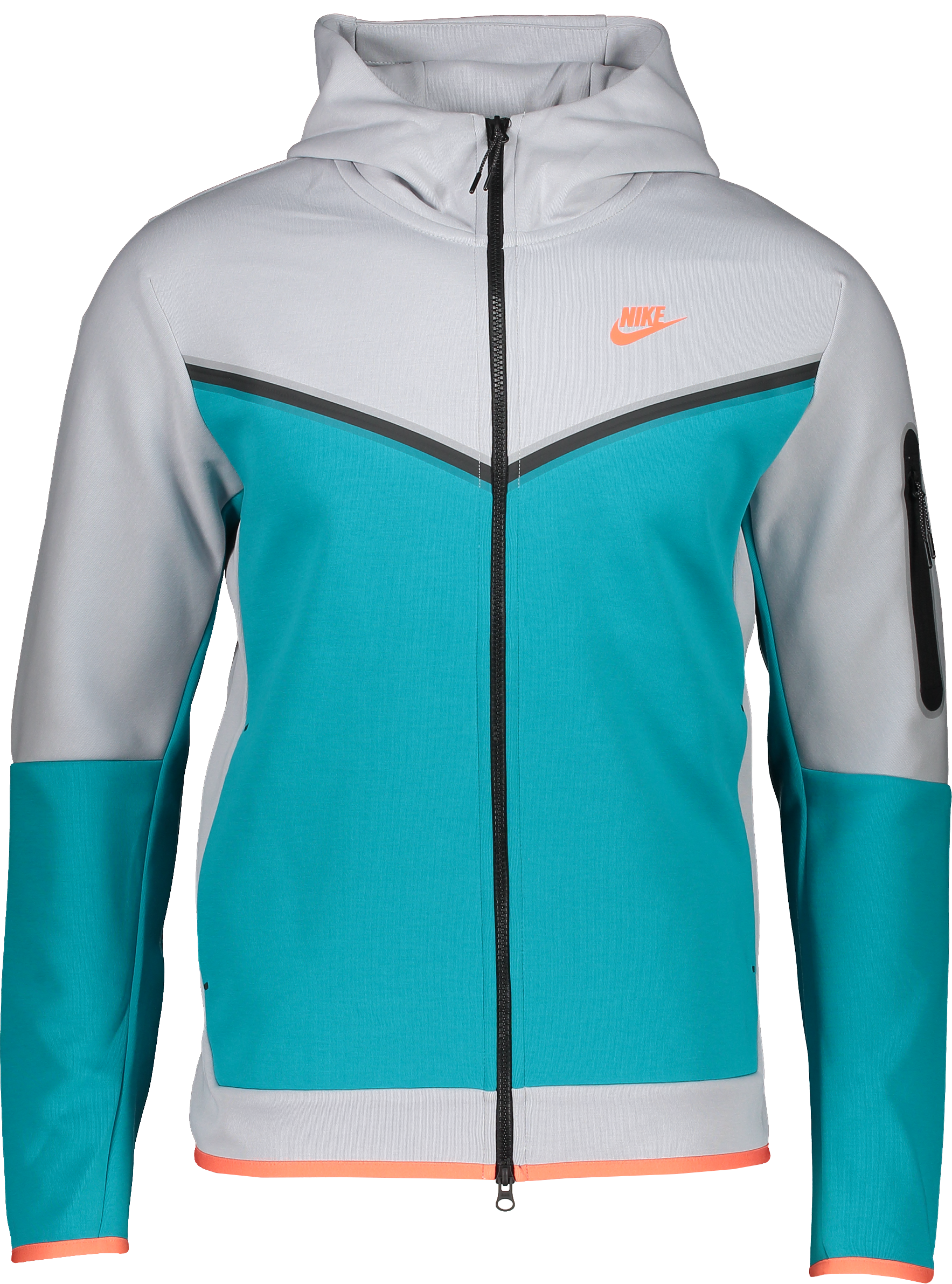 Nike Tech Fleece Windrunner Grau Blau F012