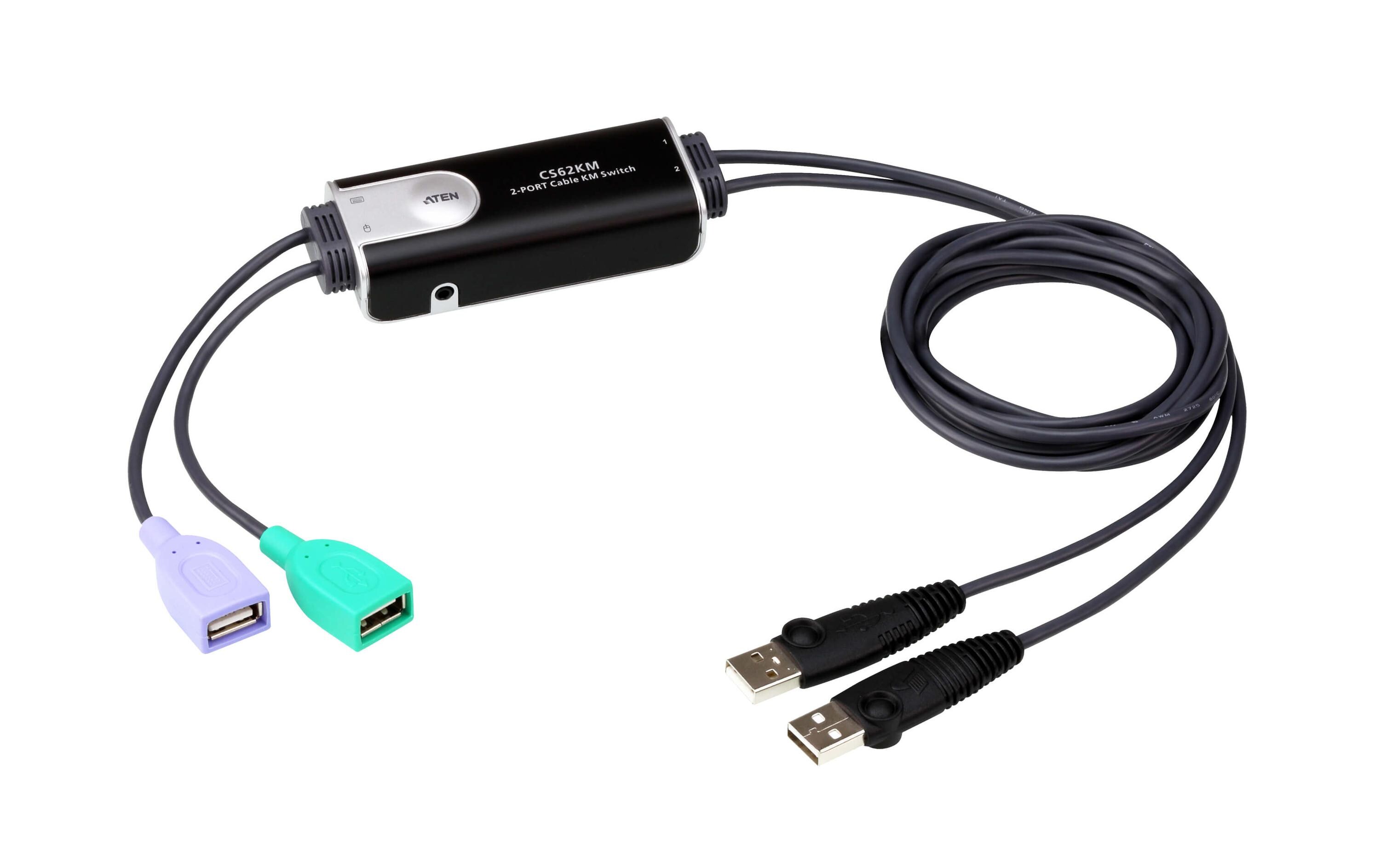 KM Switch CS62KM2-Port USB Boundless Kabel KM Switch