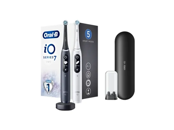 Oral-B iO Series 7 Duo sort/hvid tandbørste (iO7 Duo)
