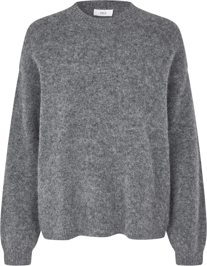 Envii ENADA LS KNIT 7216 Dark grey mel