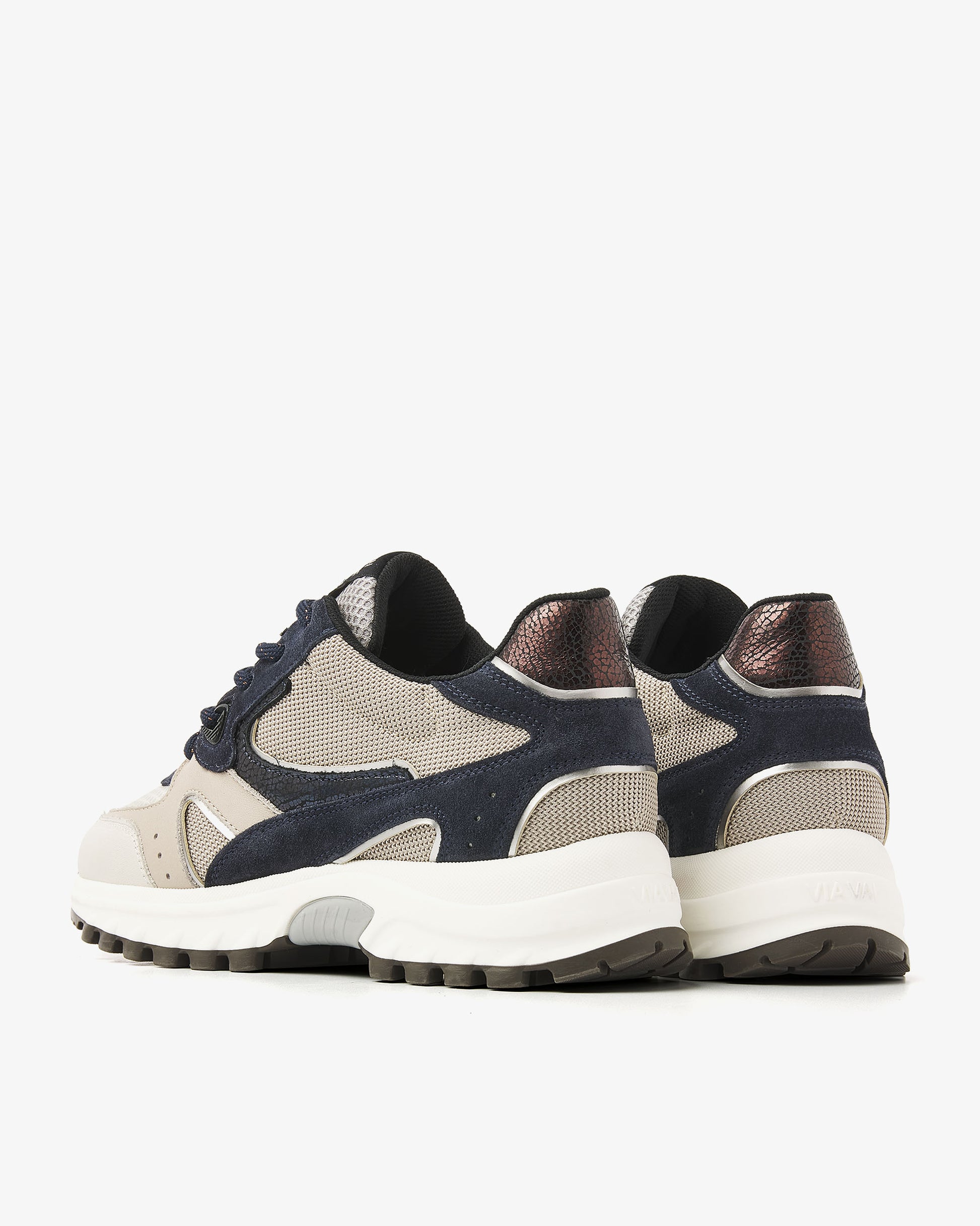 VIA VAI beige dames sneakers Danae Vicky