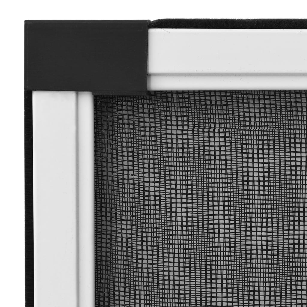 Moustiquaire extensible pour fenêtres blanc (100-193)x75 cm