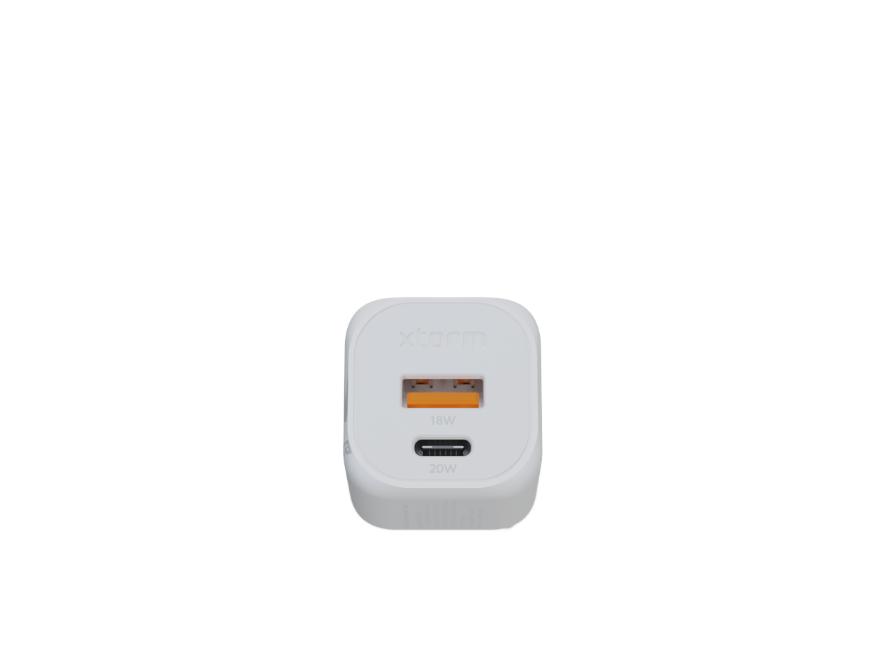 Xtorm - 20W GaN2 Ultra hjemmeoplader USB-C PD/USB-A Hvid ​