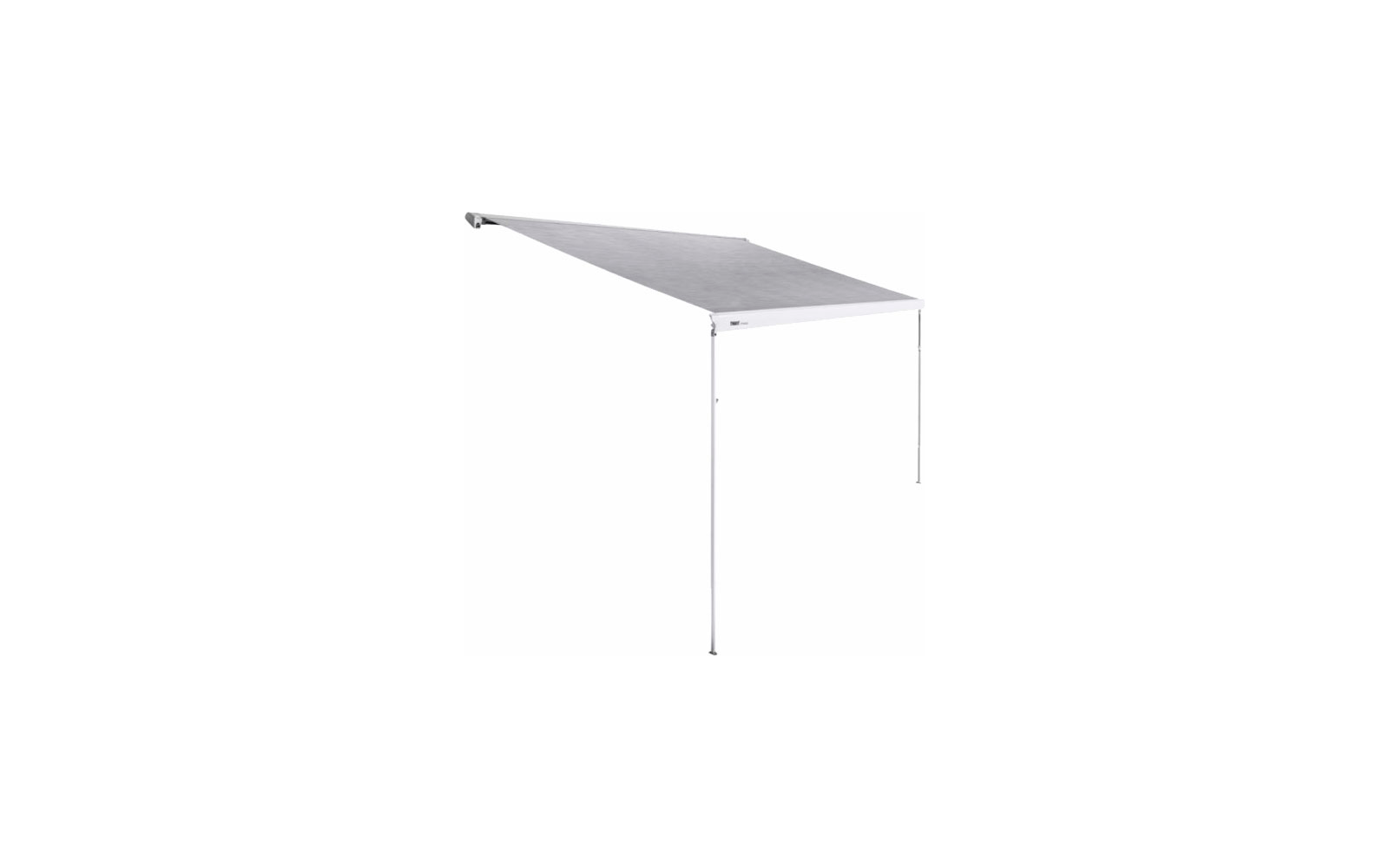 Thule Omnistor 6300 Dachmarkise motorisiert Gehäusefarbe Weiß Tuchfarbe Mystic Grey 300 cm