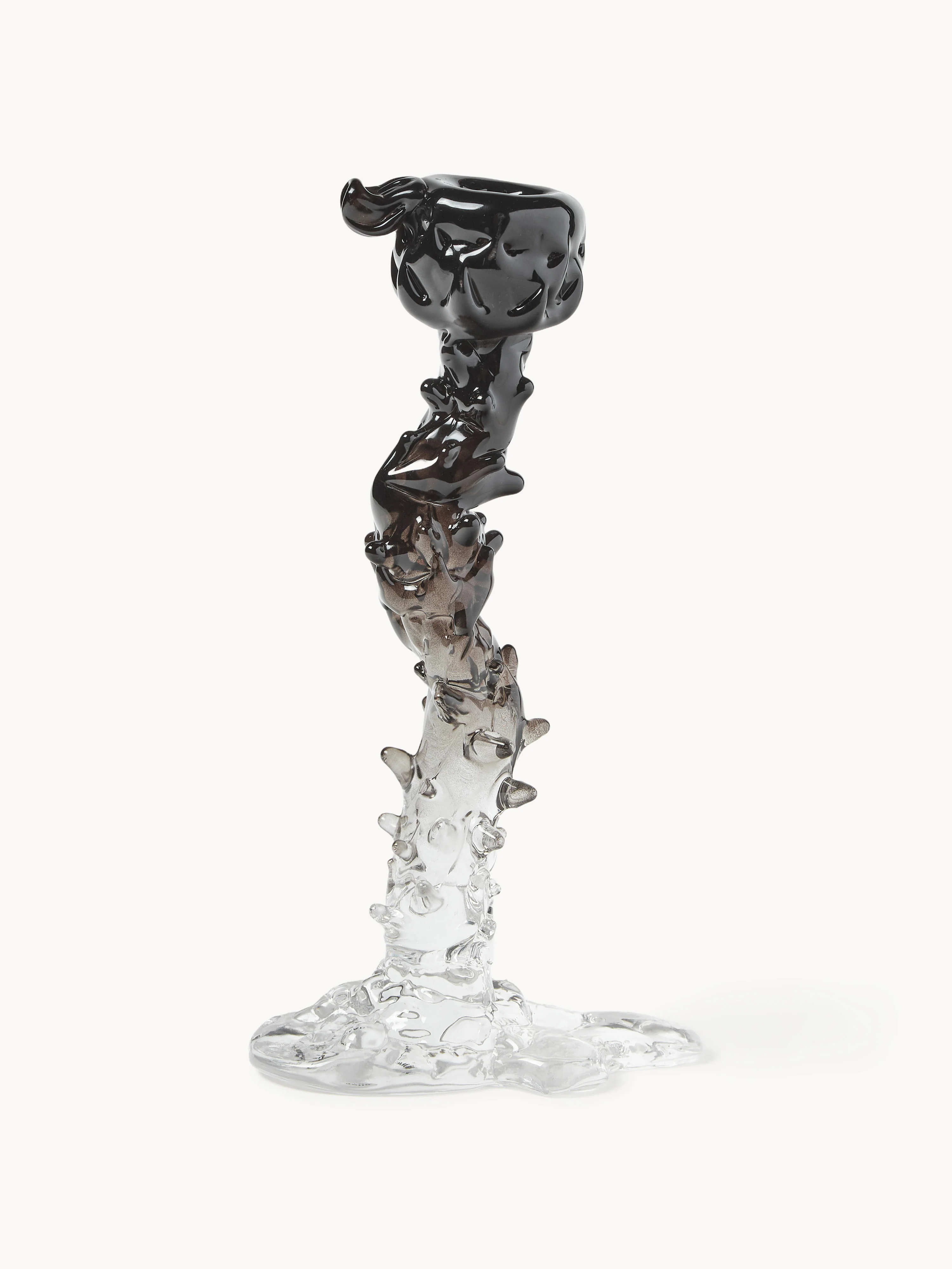 Kaarshouder Drip van glas