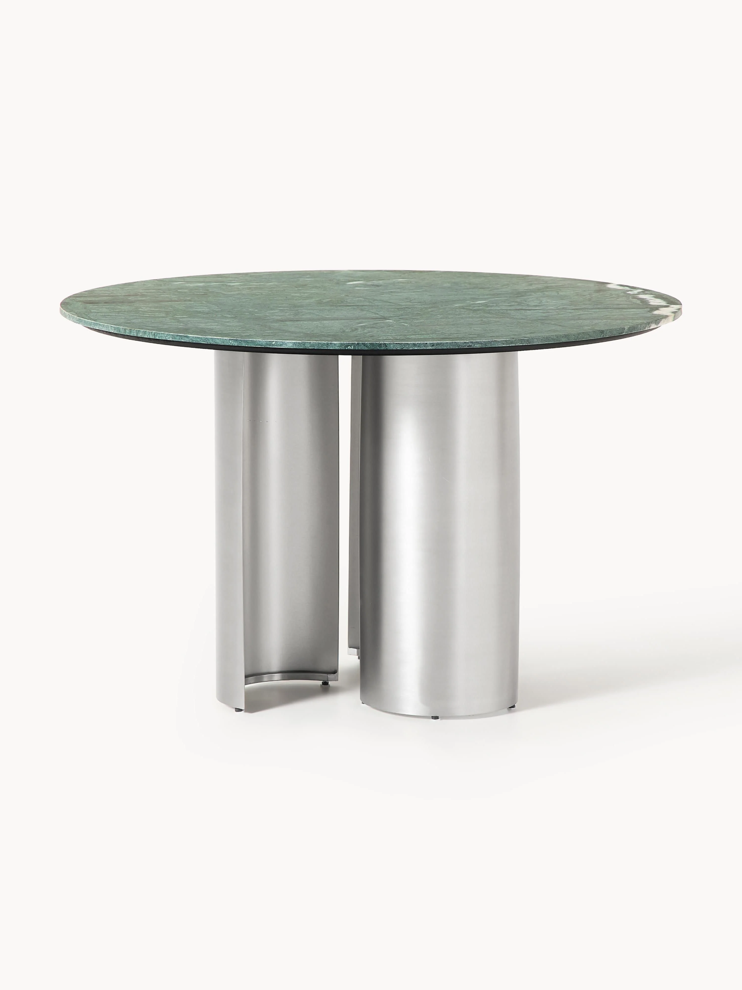 Ronde eettafel Noam met marmeren tafelblad, in verschillende formaten