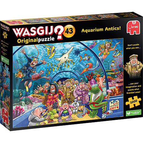 Wasgij Akvarie puslespil - 1000 brikker