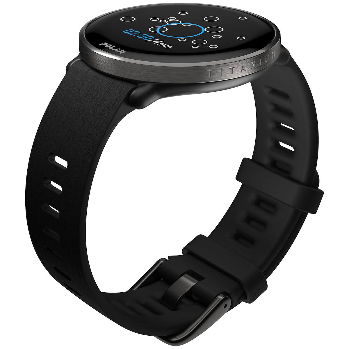 Polar Ignite 3 Titanium sportsklokke S-L (sort)