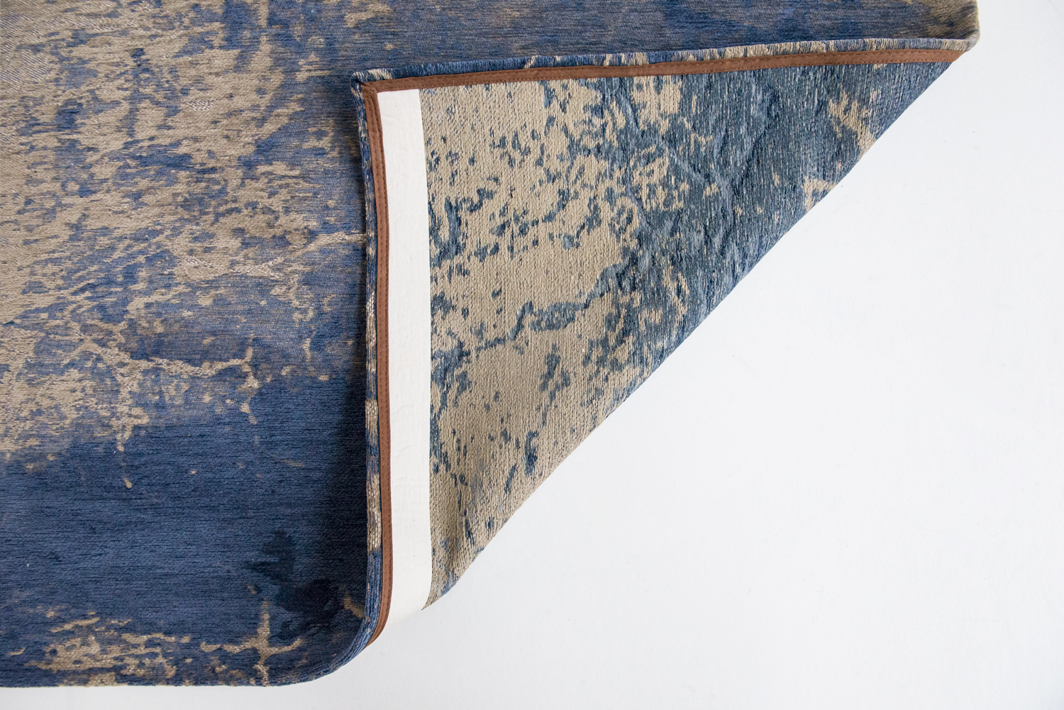 Ecorugs vloerkleed Cracks blauw 170x240 cm