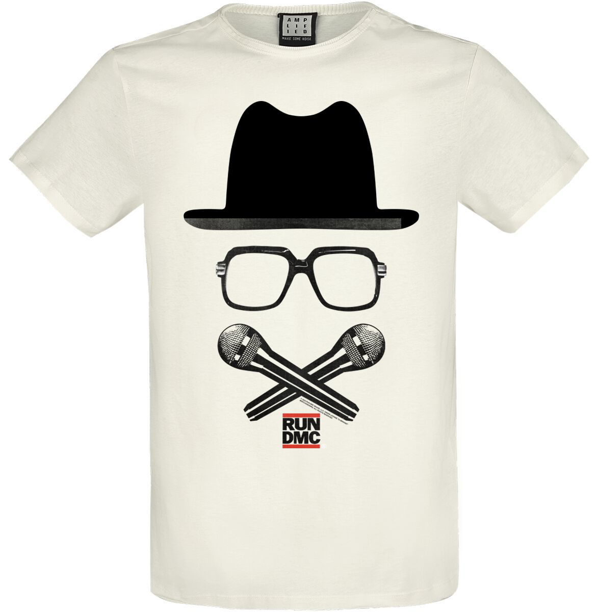 Amplified Collection - 2 Mics | Run-D.M.C. T-Shirt Manches courtes