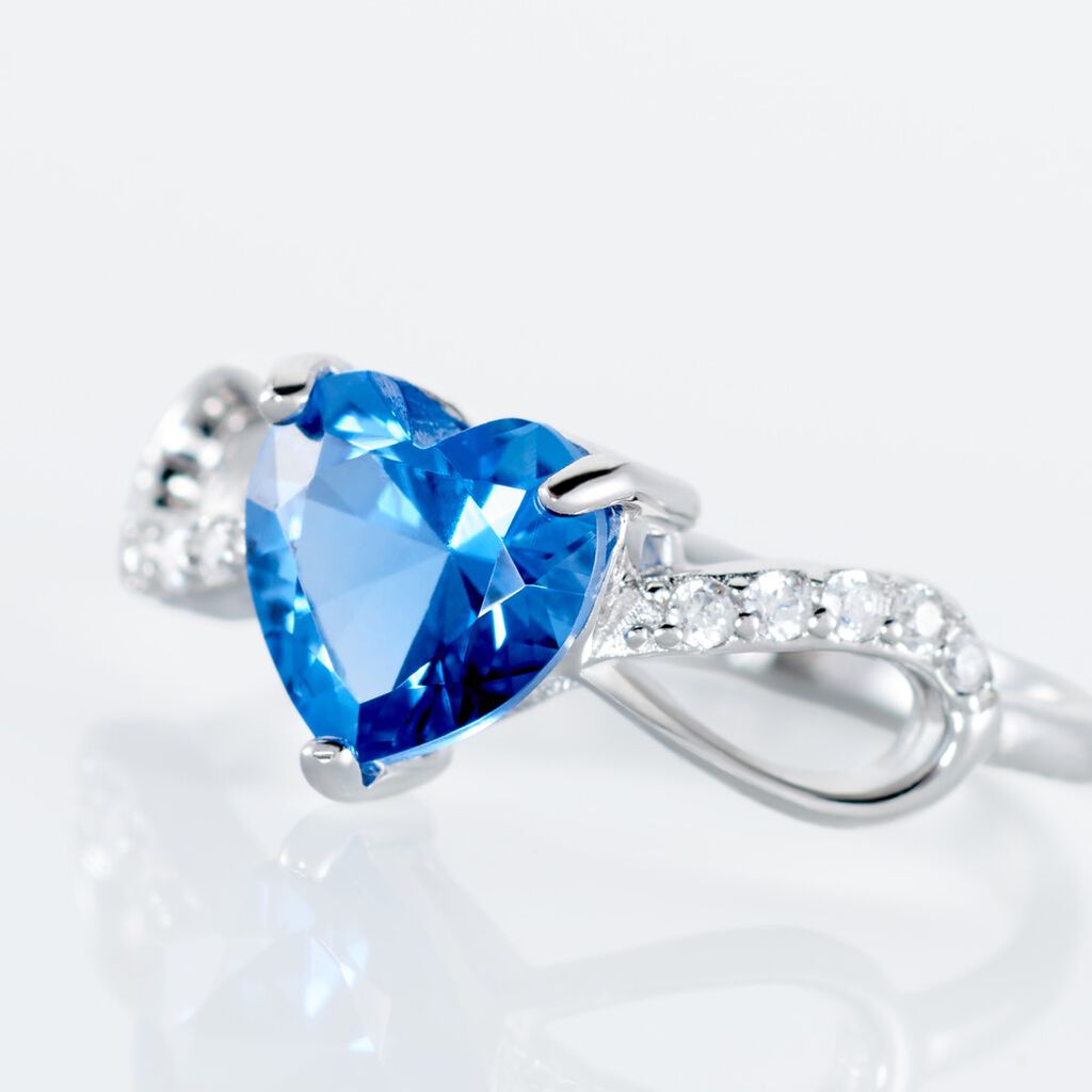 Bague Argent Blanc Atieno Oxyde De Zirconium
