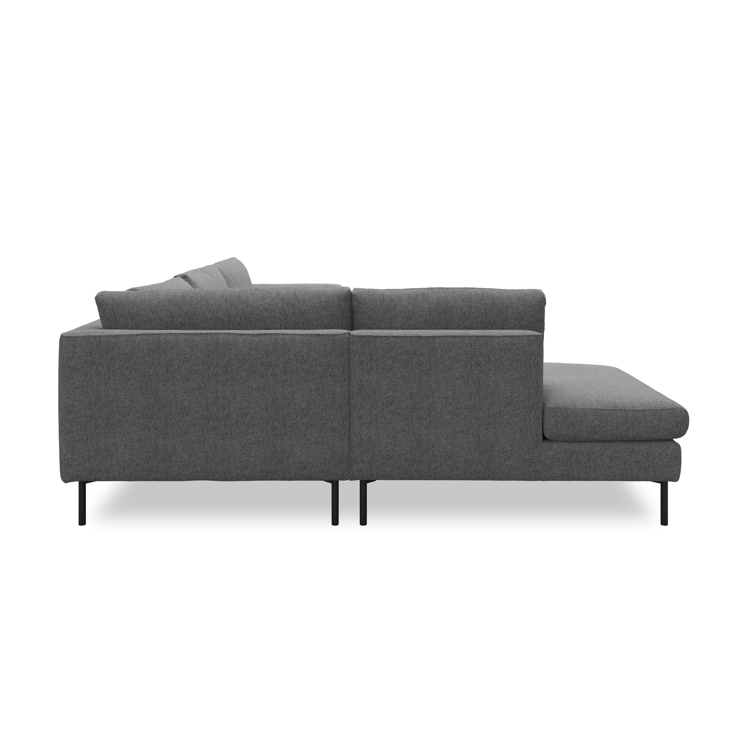 Nyland venstrevendt hjørnesofa med pufafslutning