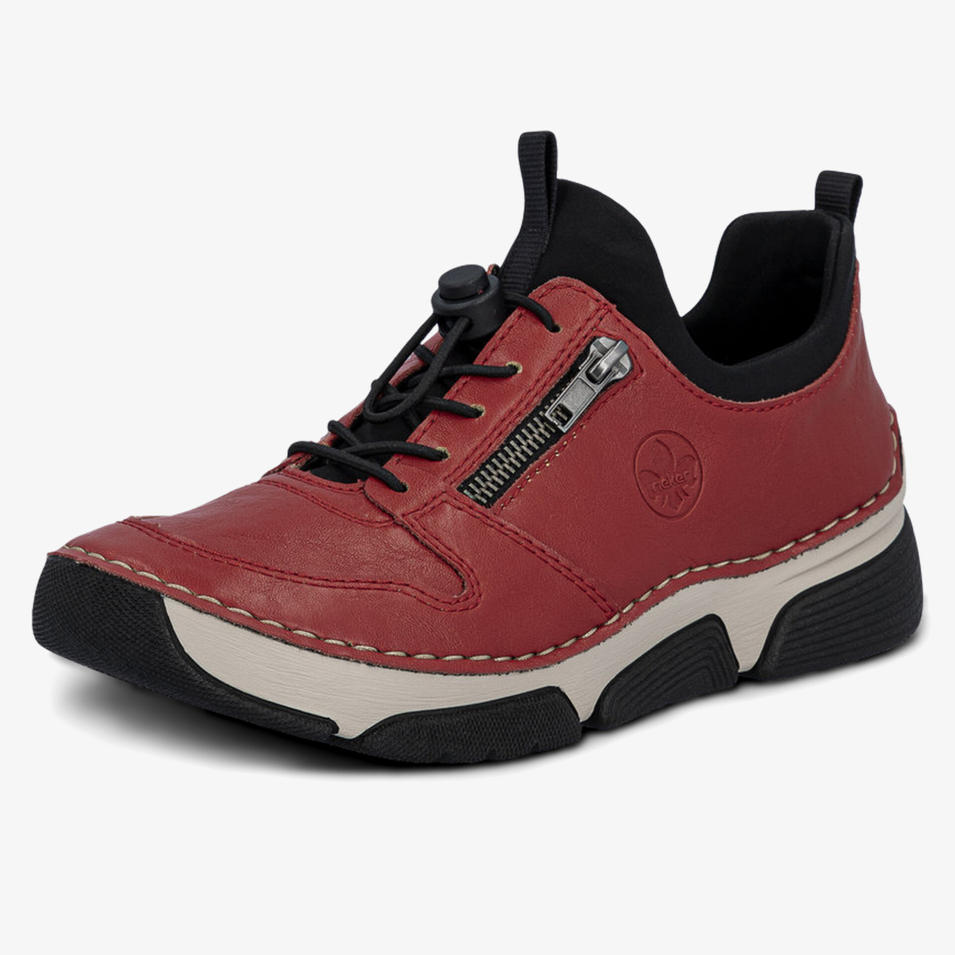 rieker Damen Halbschuhe rot