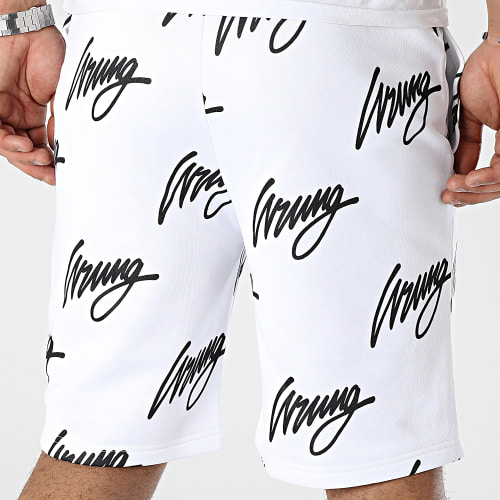 Short Jogging Sign Blanc