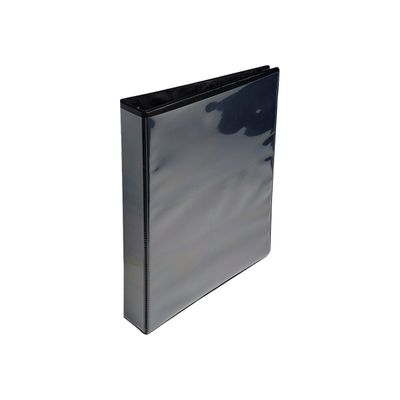 Exacompta Kreacover - Classeur à anneaux personnalisable - Dos 44 mm - A4 Maxi - noir - 3 pochettes extérieures