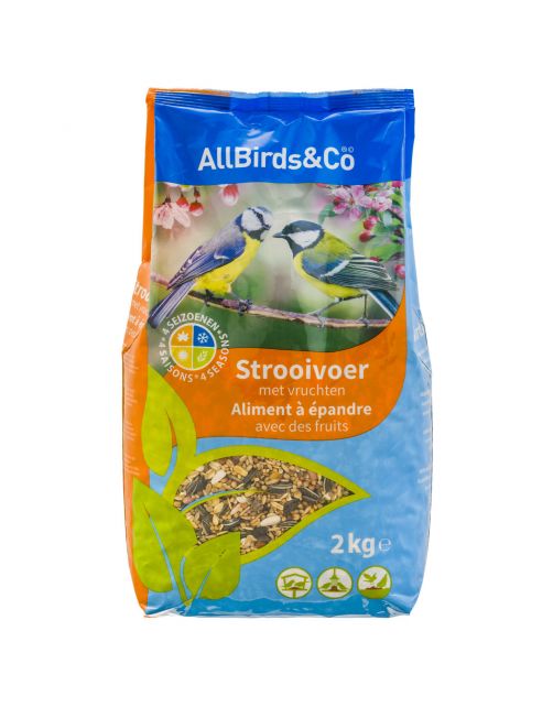Allbirds&Co Strooivoer 2 kg - Tuinvogelvoer