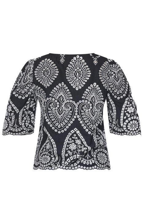 SisterS point zwarte dames blouse