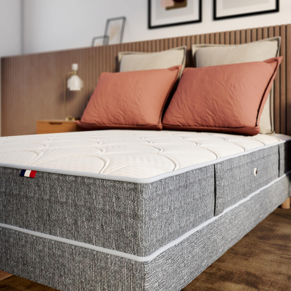 LA REDOUTE INTERIEURS<br>Box de cama Deco com 15 ripas flexíveis