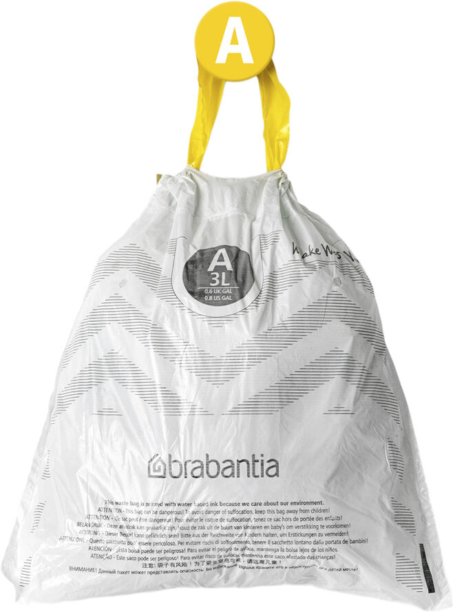 Brabantia Affaldspose 3 ltr. White