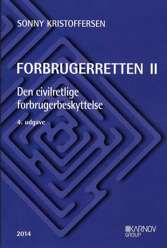 Forbrugerretten II - Sonny Kristoffersen - Bog<span class=