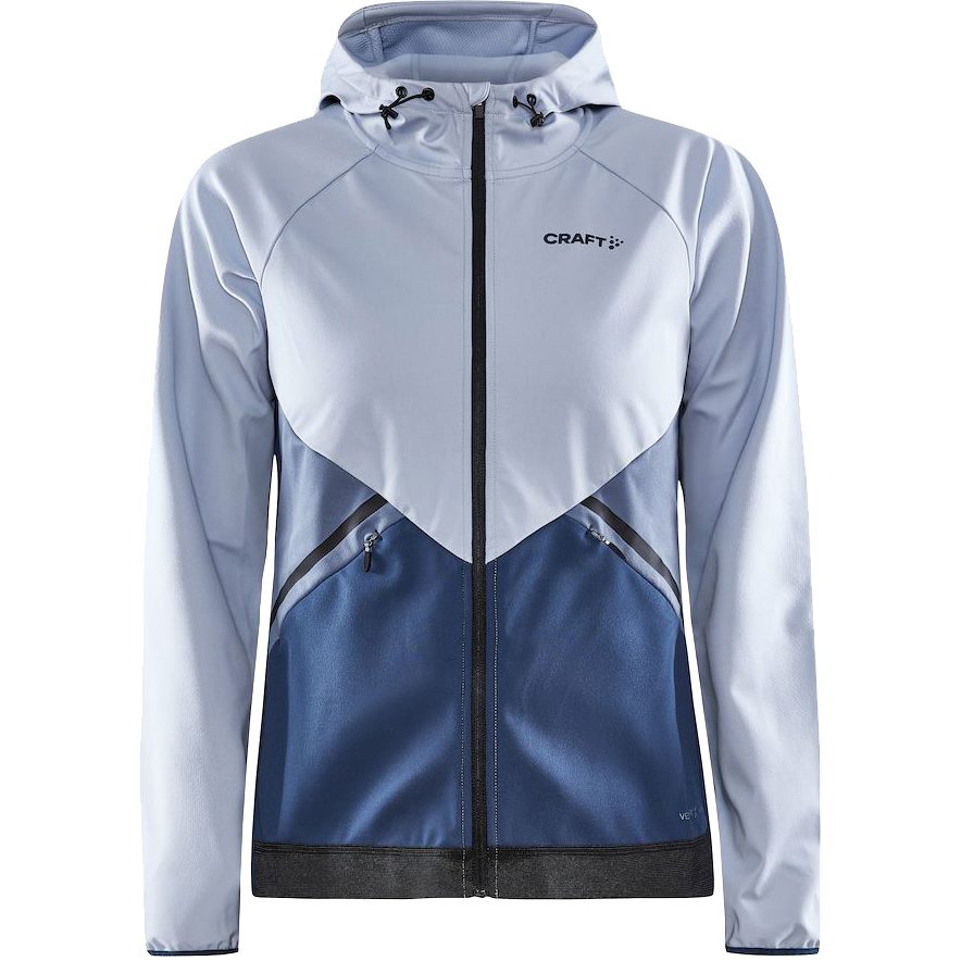 Craft Glide Hood Jacke Damen sulfur tide