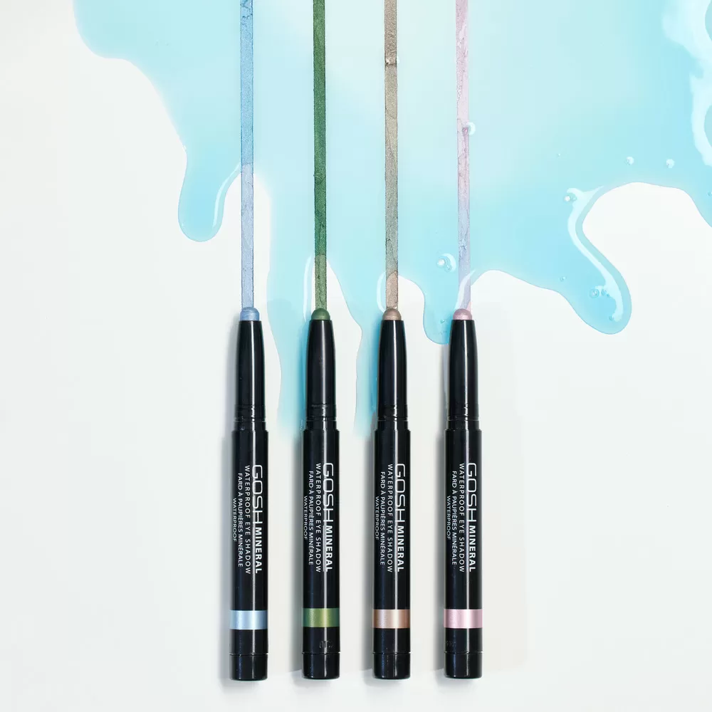 GOSH Mineral Waterproof Eye Shadow - Flere farver