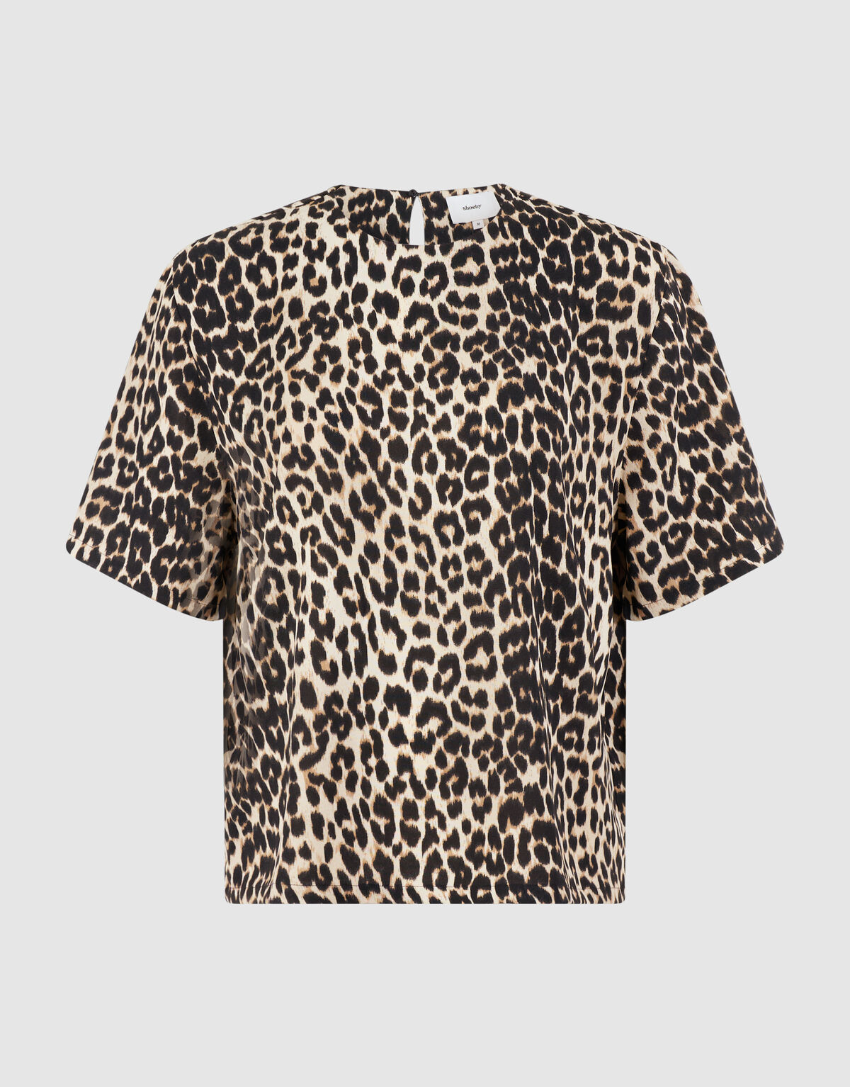 Leopard Twist Top Bruin