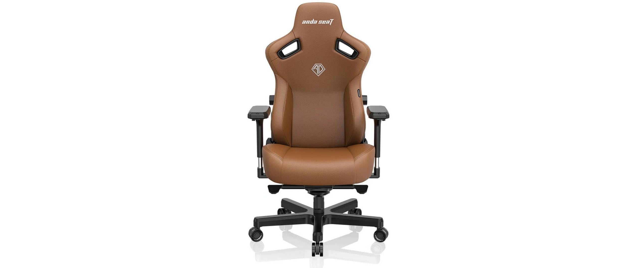Gaming-Stuhl Kaiser 3 L Braun<br>Gaming-Stuhl aus Kunstleder und mit einer Belastbarkeit von bis zu 120 kg
