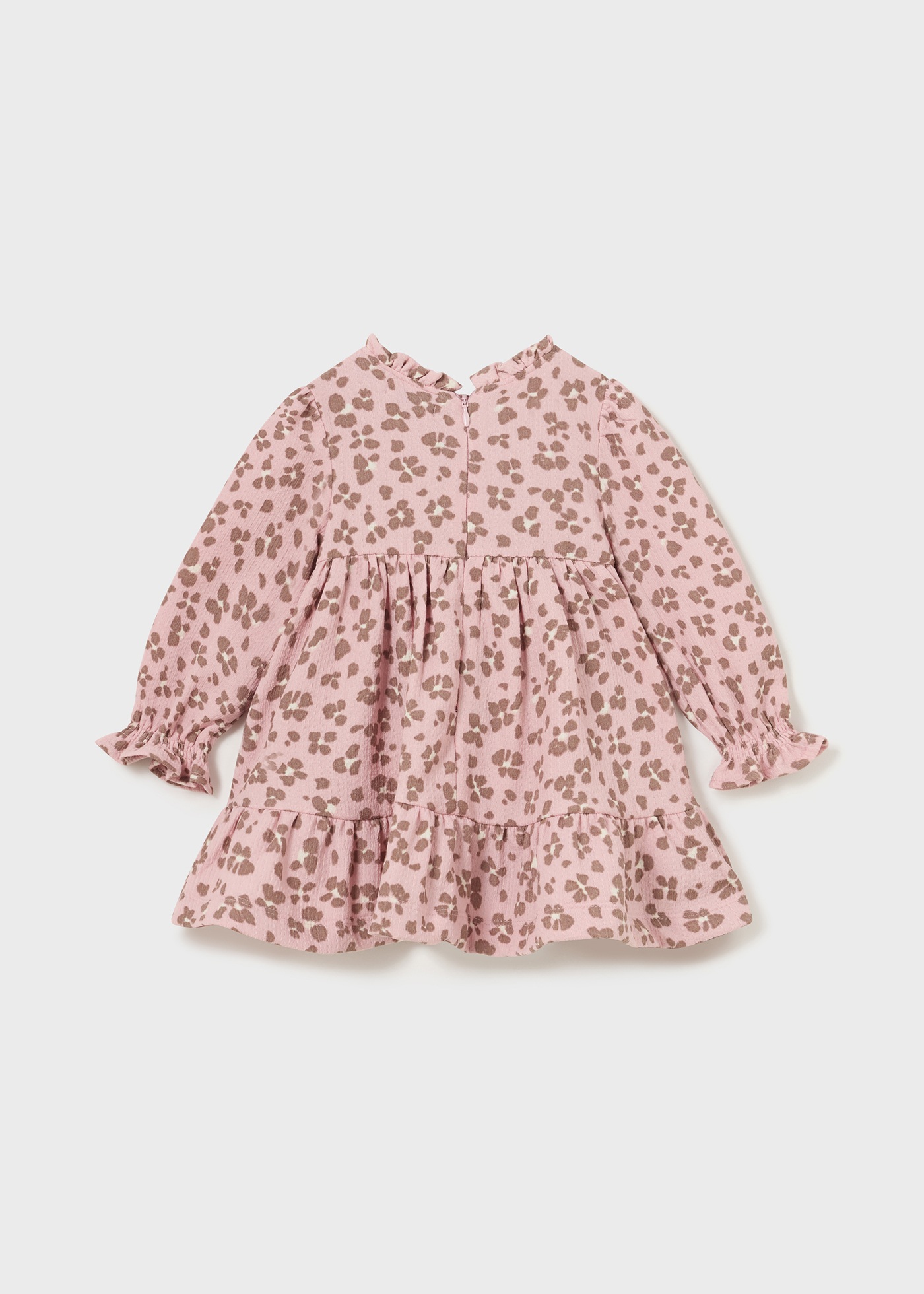 Vestido infantil com estampa smock