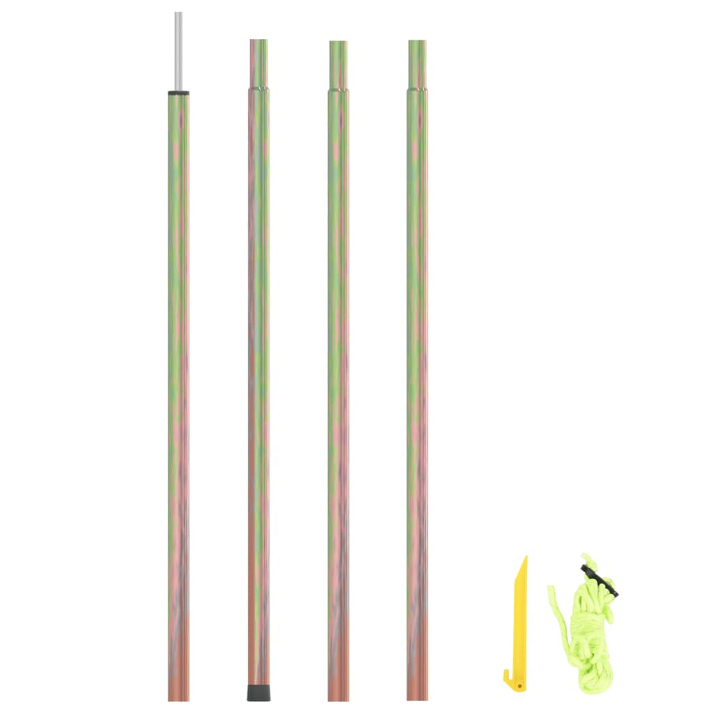 Vidaxl 200cm 1 peça Mastro para vela de sombra