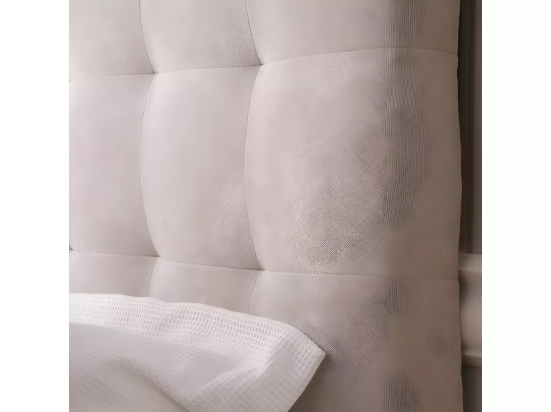 Tête de lit tapissée textile Beige 165x120