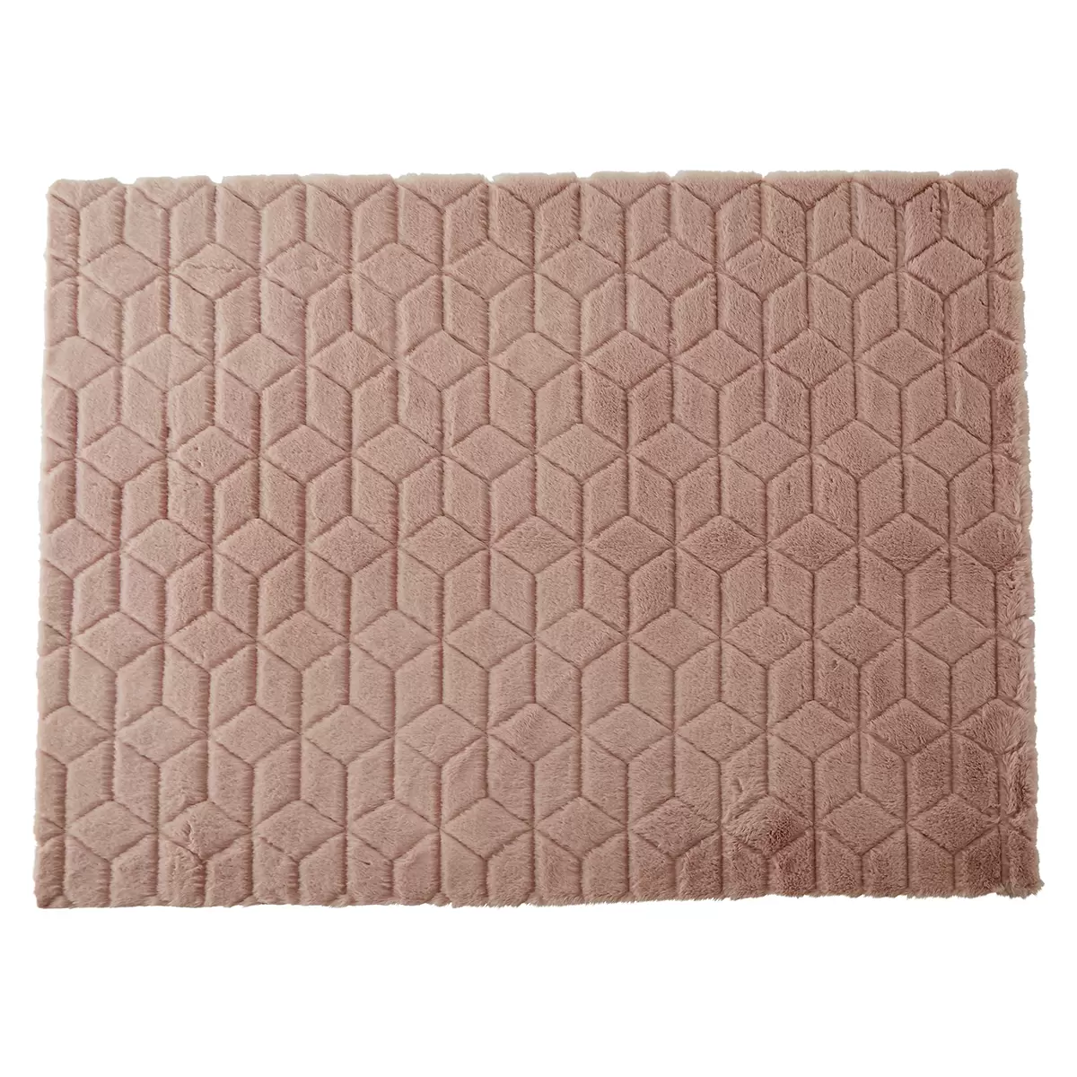 Hochflorteppich Buggy Quilt Rosa