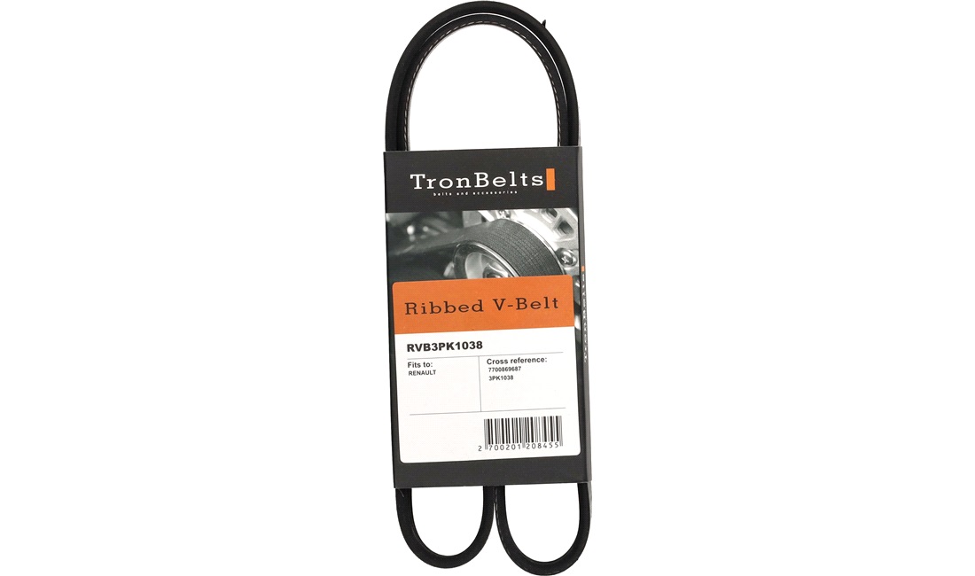 Multi v-rem 3 pk x 1038 mm