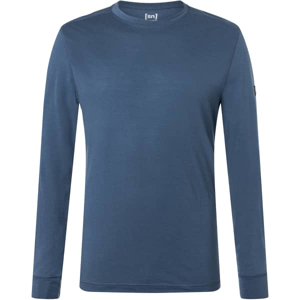 T-shirt thermique SUPER.NATURAL M TUNDRA175 LS NIGHT NIGHT SHADOW BLUE