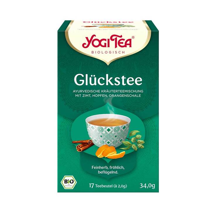 Yogi Tea Glückstee Bio, 17X1.8 g
