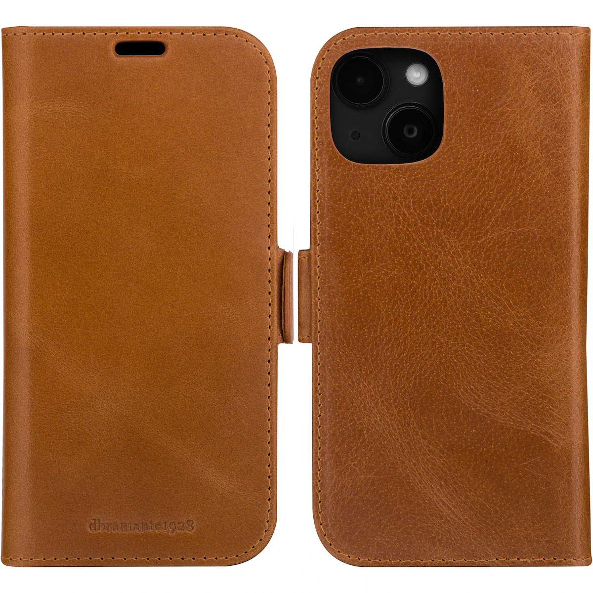 Dbramante1928 Lynge iPhone 15 lommebokdeksel (brun)