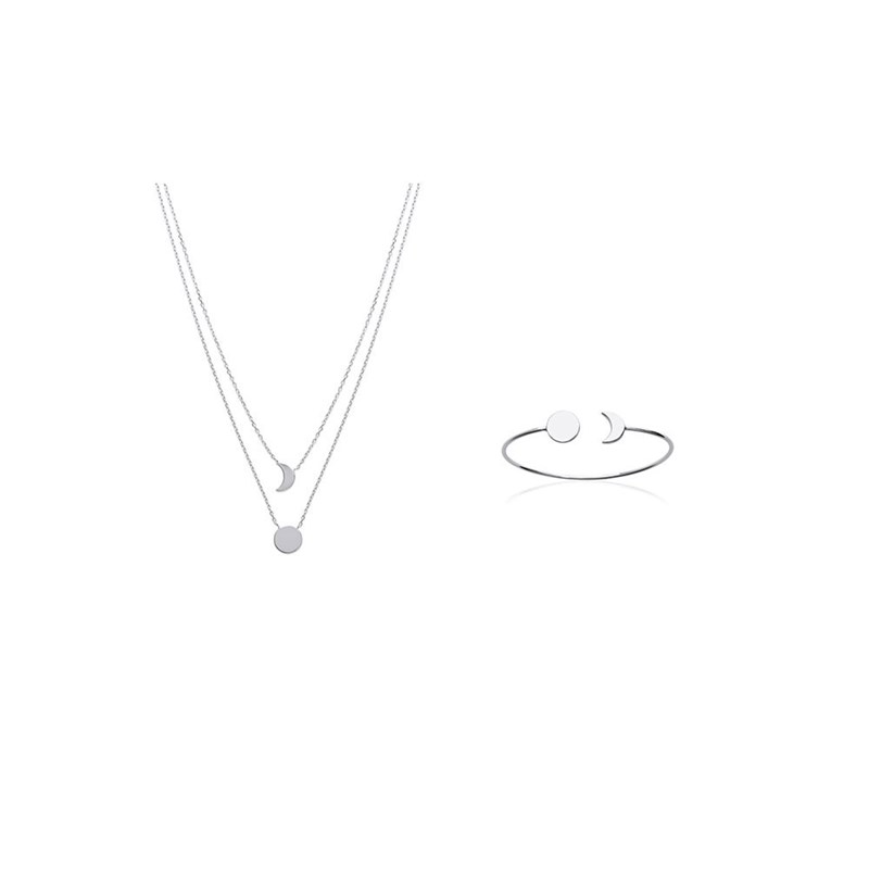 Collier Femme - Argent 925 - Longueur : 40 cm