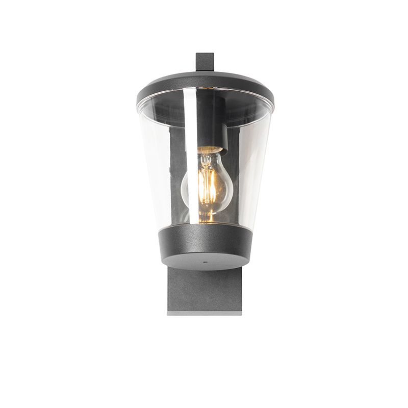 Moderne buiten wandlamp zwart IP44 - Joren