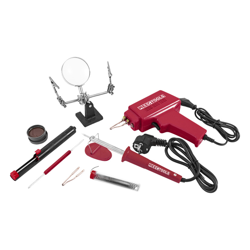 Loddepistolsett 9 deler 100 W