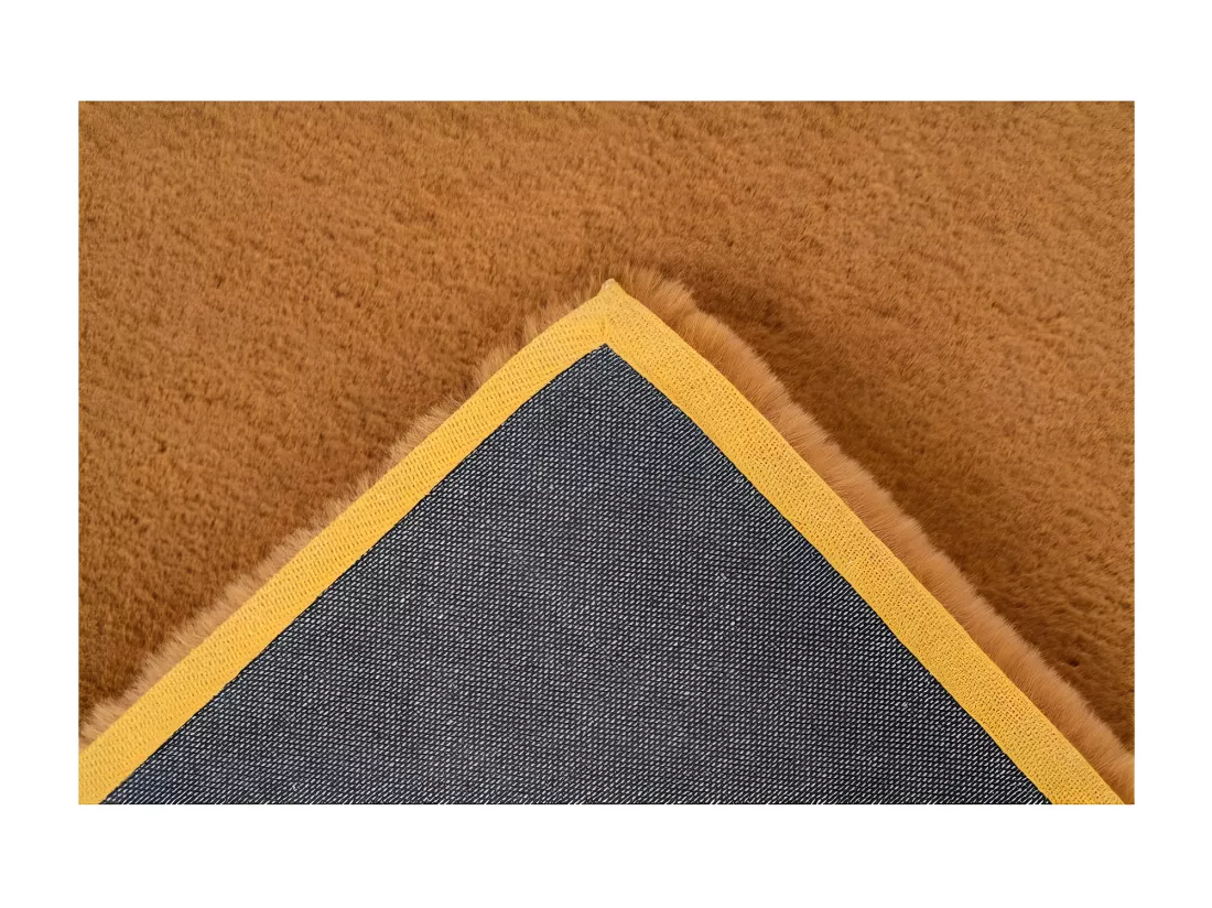 Tapis 290x200cm, design H008N coloris ambré - Confort et élégance pour votre intérieur