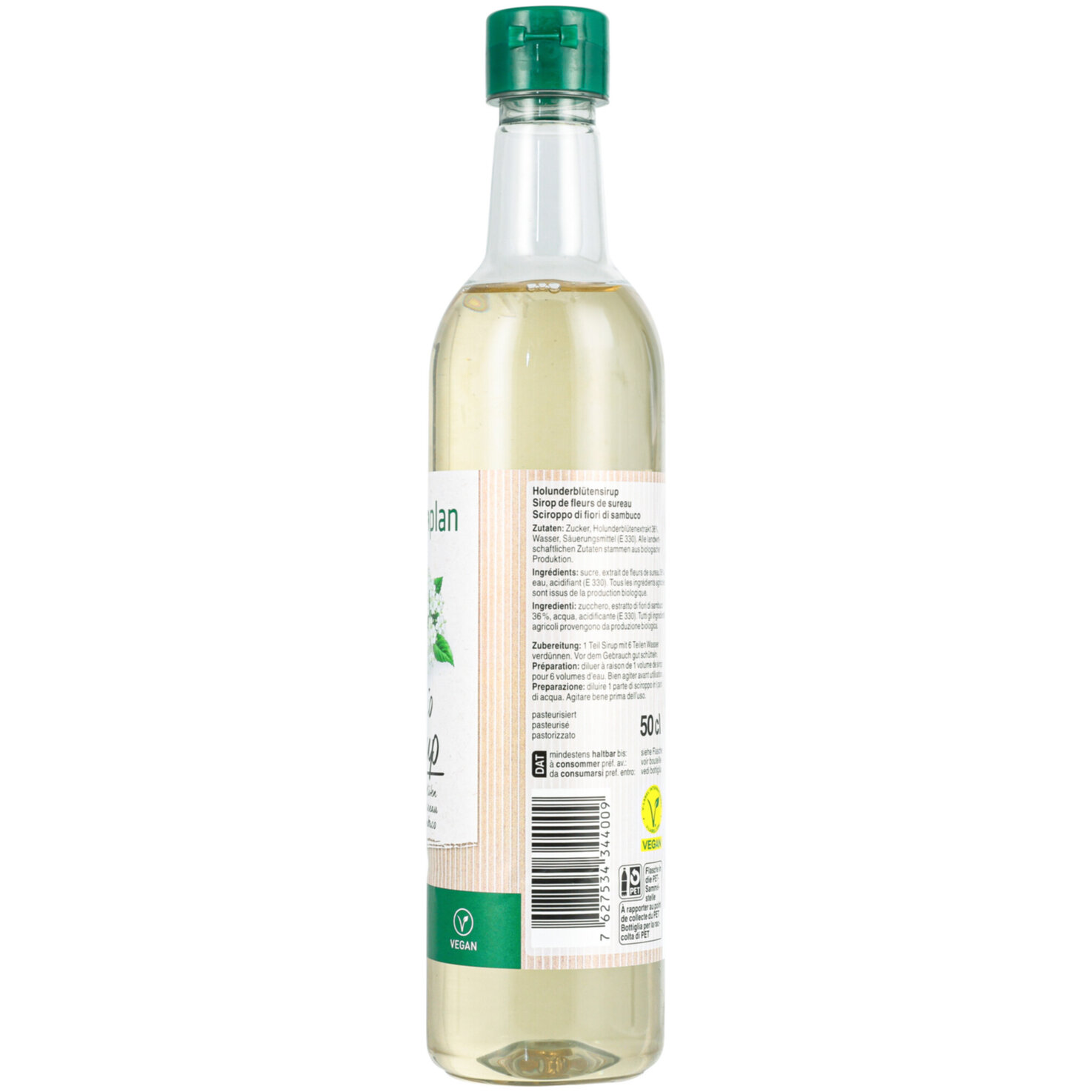 Naturaplan Bio Holunderblüten-Sirup -50cl